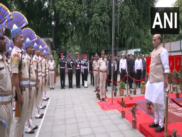 independence day 2023 rajnath singh hoists national flag at his residence – The News Mill
