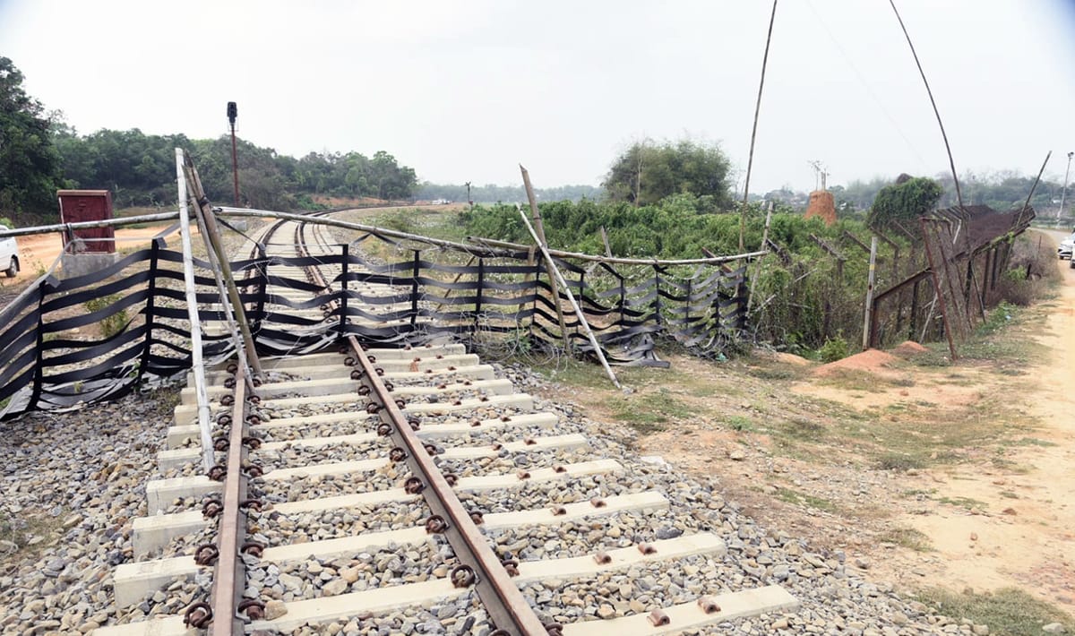 Akhaura-Agartala railway line