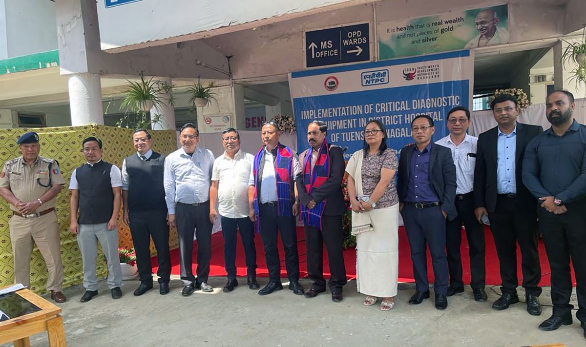 NTPC donates critical diagnostic equipment to Nagaland hospital