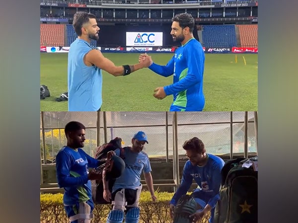 asia cup pakistan and indias players catch up ahead of their highly anticipated clash kohli jokes with shadab afridi – The News Mill