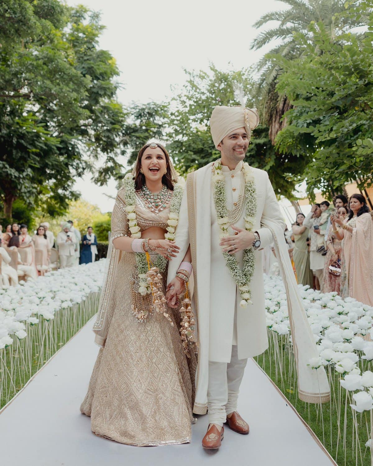 blessed to finally be mr and mrs first pictures from parineeti chopra raghav chadha wedding 1 – The News Mill