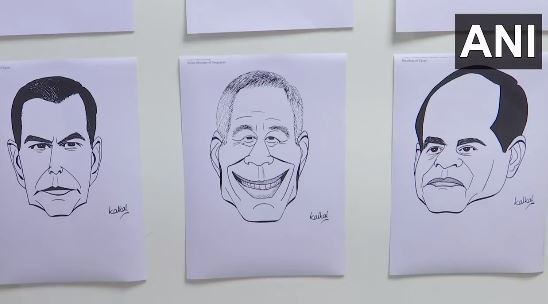 delhi police officer creates caricature sketches of foreign delegates arriving at g20 summit 1 – The News Mill