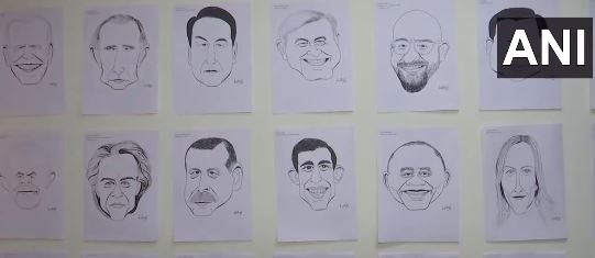delhi police officer creates caricature sketches of foreign delegates arriving at g20 summit 2 – The News Mill