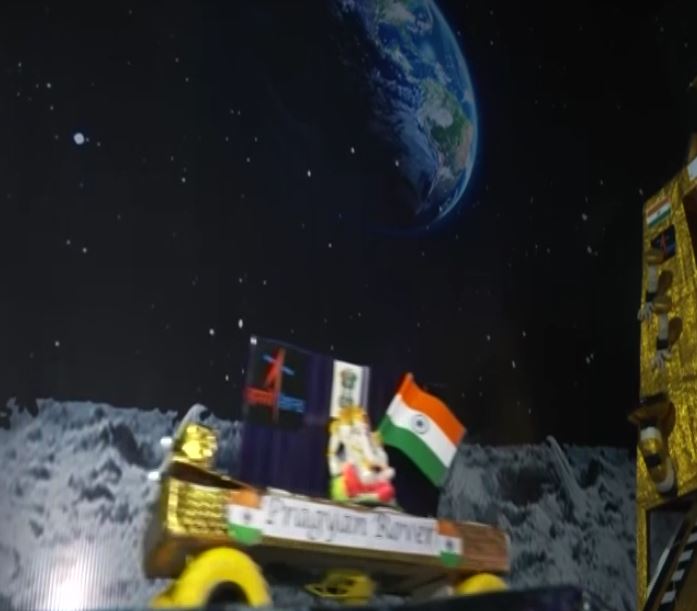 telangana isros lunar mission chandrayaan 3 theme based ganesh pandal prepared in hyderabad 3 – The News Mill