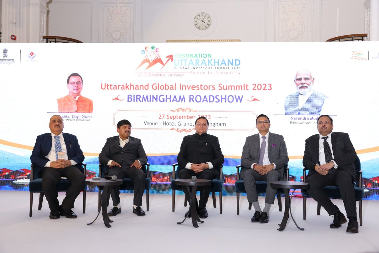 uttarakhand cm dhami takes part in roadshow in birmingham for global investors summit in state – The News Mill