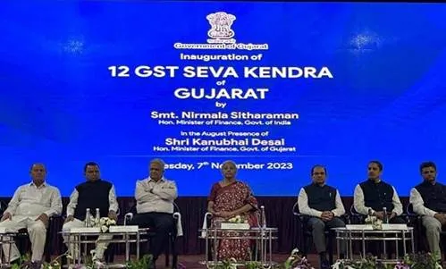 gujarat finance minister nirmala sitharaman launches 12 gst seva kendras in vapi 1 – The News Mill