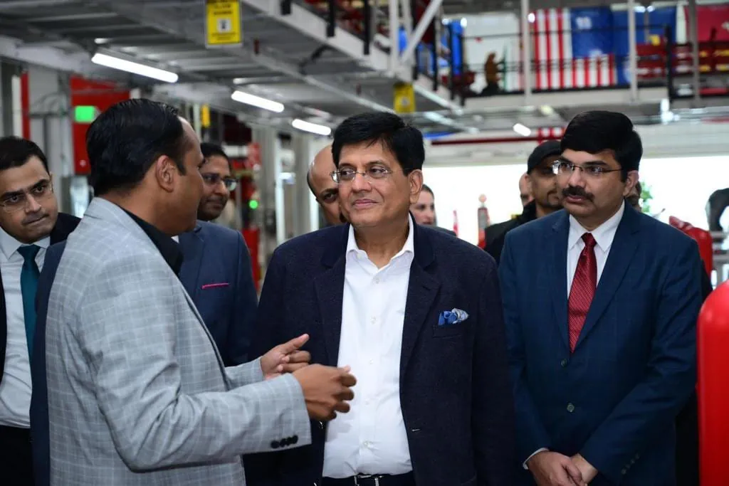 piyush goyal visits teslas california facility says us electric car maker to double indian component imports 2 – The News Mill