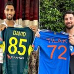 tilak varma tim david swapped jerseys at end of india vs australia t20i series – The News Mill